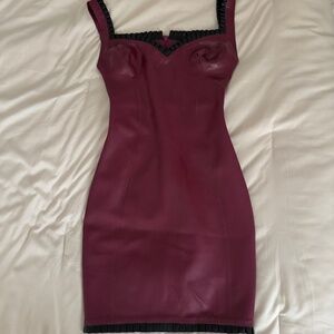 House of CB Latex Dress - size small